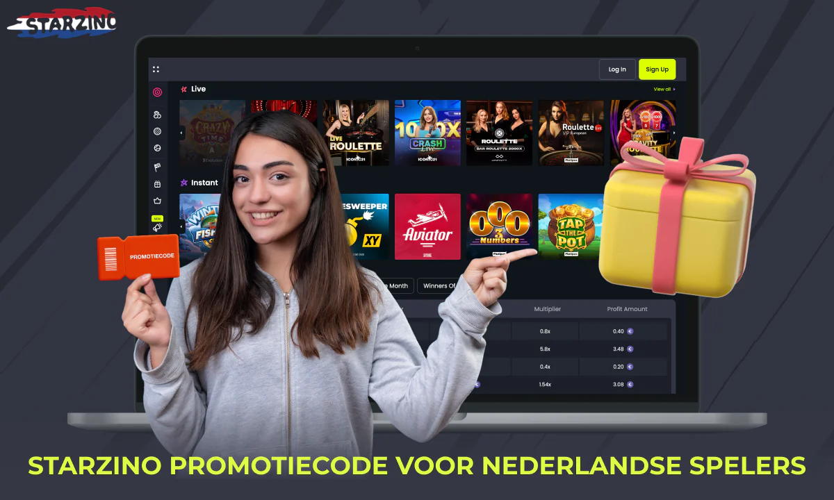 Met promo codes van Starzino krijg je extra bonussen